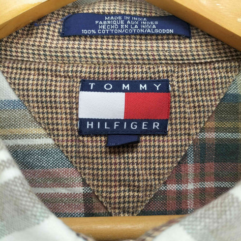 トミーヒルフィガー TOMMY HILFIGER チェック柄オックスフォードシャツ メンズ JPN:XL