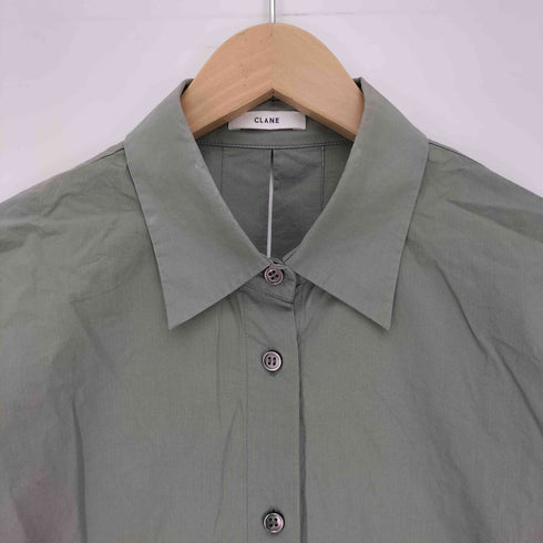 クラネ CLANE BACK SLIT SHIRT バック スリット シャツ レディース JPN:2