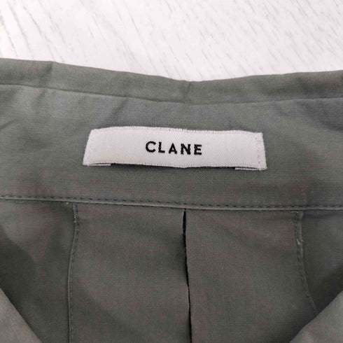 クラネ CLANE BACK SLIT SHIRT バック スリット シャツ レディース JPN:2