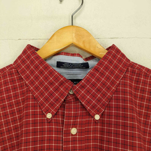 トミーヒルフィガー TOMMY HILFIGER チェック柄オックスフォードシャツ メンズ JPN:XXL