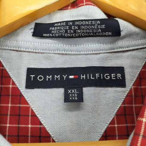トミーヒルフィガー TOMMY HILFIGER チェック柄オックスフォードシャツ メンズ JPN:XXL