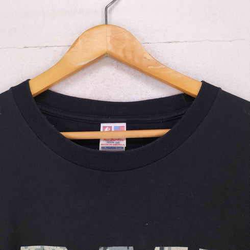 ベイサイド BAYSIDE ARMY フロントプリントクルーネックTシャツ メンズ 2XL