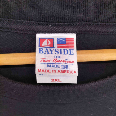 ベイサイド BAYSIDE ARMY フロントプリントクルーネックTシャツ メンズ 2XL