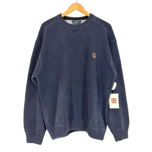 トミーヒルフィガー TOMMY HILFIGER ロゴ刺繍コットンニット メンズ JPN:L