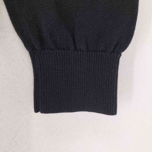 トミーヒルフィガー TOMMY HILFIGER ロゴ刺繍ハーフジップコットンニット メンズ JPN:L