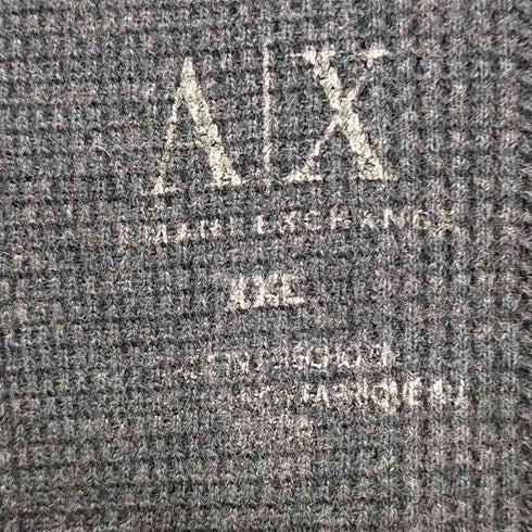 アルマーニエクスチェンジ ARMANI EXCHANGE 刺繍 クルーネックカットソー メンズ XXL