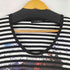 シヴァーライズ CIVARIZE ドローコードフロントプリントボーダー S/S カットソー レディース JPN:44