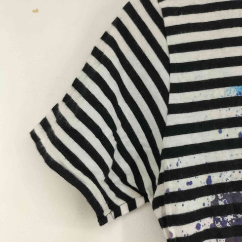 シヴァーライズ CIVARIZE ドローコードフロントプリントボーダー S/S カットソー レディース JPN:44