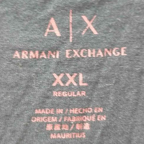 アルマーニエクスチェンジ ARMANI EXCHANGE プリントクルーネックカットソー メンズ XXL