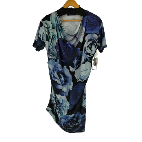 シヴァーライズ CIVARIZE 総柄 S/S ドレープカットソー メンズ JPN:44