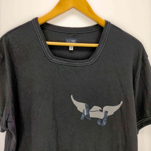 アルマーニジーンズ ARMANI JEANS ステッチデザイン プリントカットソー メンズ 3XL