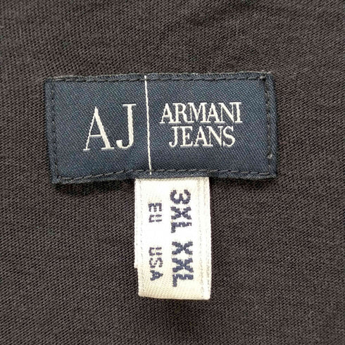 アルマーニジーンズ ARMANI JEANS ステッチデザイン プリントカットソー メンズ 3XL