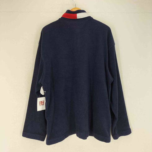 トミーヒルフィガー TOMMY HILFIGER ロゴ刺繍ハーフジップフリースジャケット メンズ JPN:XL