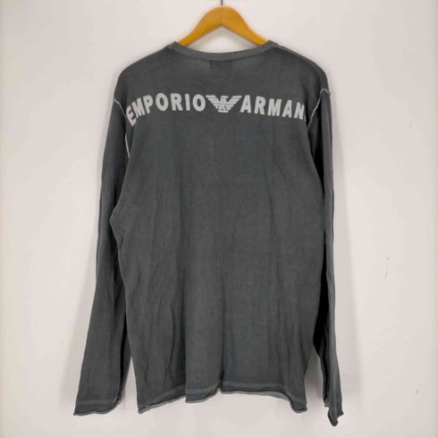 エンポリオアルマーニ EMPORIO ARMANI バックプリント ニットカットソー メンズ JPN:XXL
