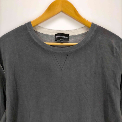 エンポリオアルマーニ EMPORIO ARMANI バックプリント ニットカットソー メンズ JPN:XXL