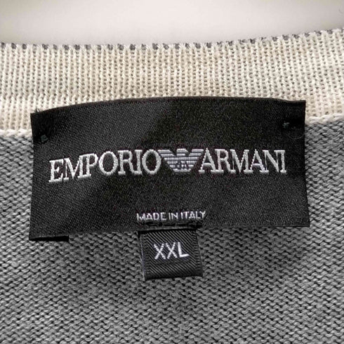 エンポリオアルマーニ EMPORIO ARMANI バックプリント ニットカットソー メンズ JPN:XXL