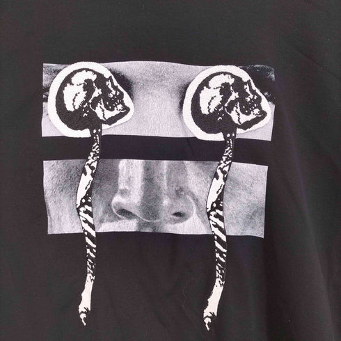 ディーゼルブラックゴールド DIESEL BLACK GOLD フェイスデザイン刺繍Tシャツ メンズ M