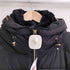 ザラ ZARA フーデッドスリムダウンジャケット レディース import:M
