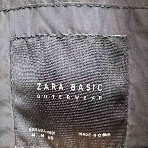 ザラ ZARA フーデッドスリムダウンジャケット レディース import:M