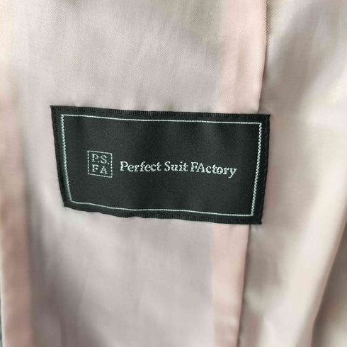 パーフェクトスーツファクトリー P.S.FA Perfect Suit FActory ストライプ スーツ スカート セットアップ レディース バスト83 ヒップ91 身長158