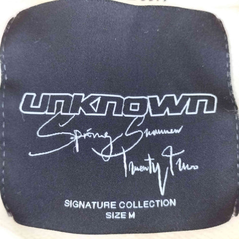 アンノウン UNKNOWN Signature Rhinestone Hoodie シグネチャー ラインストーン フーディ メンズ JPN:M