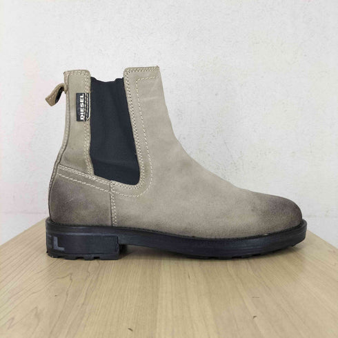 ディーゼル DIESEL ダート加工 サイドゴア スエードチェルシーブーツ メンズ 42