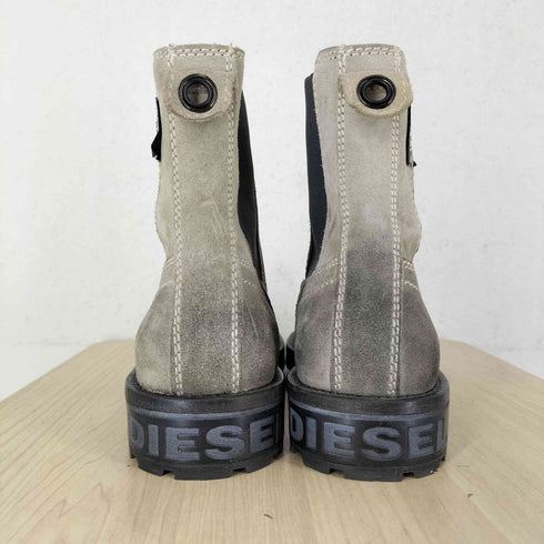 ディーゼル DIESEL ダート加工 サイドゴア スエードチェルシーブーツ メンズ 42