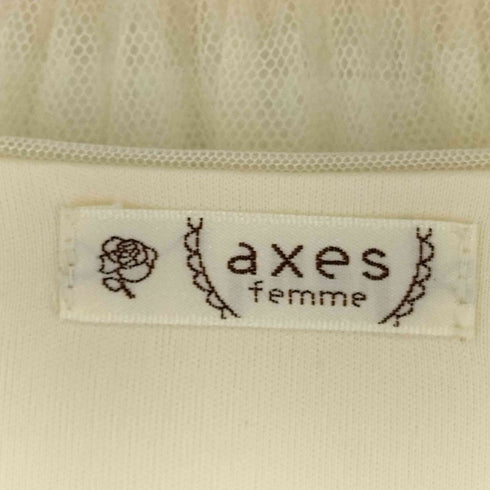 アクシーズファム axes femme レースシアーワンピース レディース