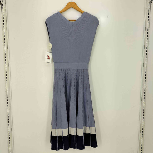 ジルバイジルスチュアート JILL by JILLSTUART ノースリーブ ニット 切替プリーツ ワンピース レディース FREE