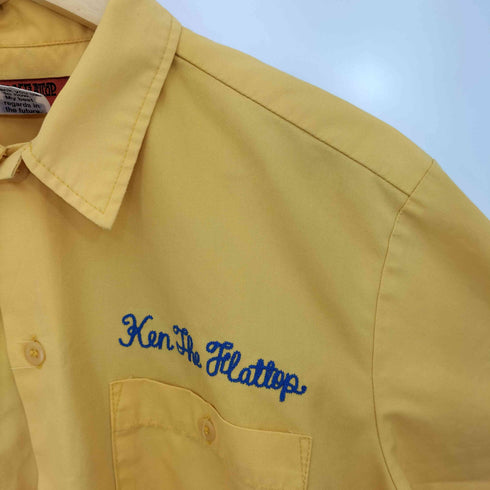 KEN THE FLATTOP BIGJOHN 70th anniversary 刺繍 ワッペン ワークシャツ メンズ import:XL