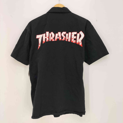 スラッシャー THRASHER バックロゴ ワークシャツ メンズ JPN:L