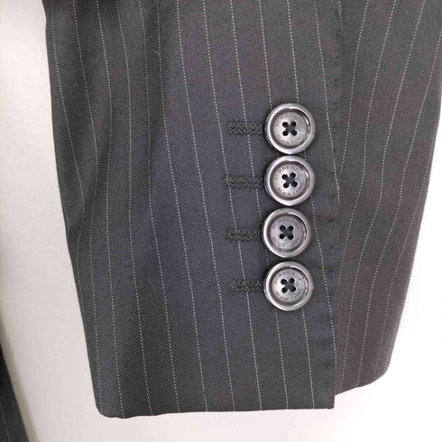 バーバリーブラックレーベル BURBERRY BLACK LABEL ストライプ テーラードジャケット メンズ JPN:L