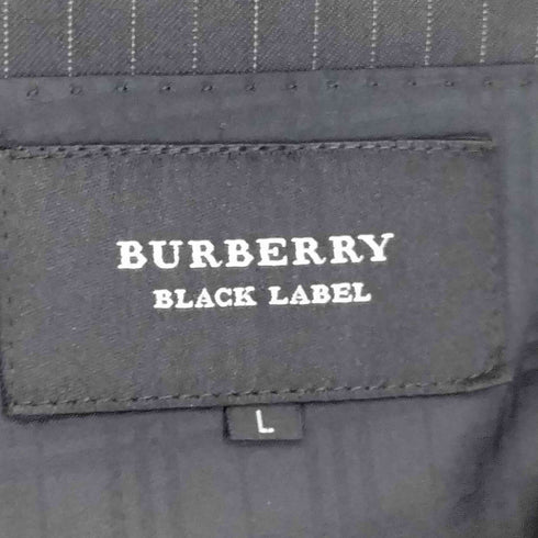 バーバリーブラックレーベル BURBERRY BLACK LABEL ストライプ テーラードジャケット メンズ JPN:L