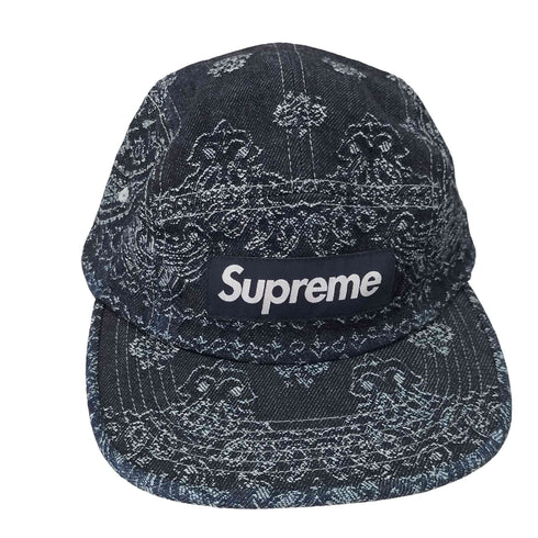 シュプリーム Supreme 25SS Bandana Jacquard Denim Camp Cap メンズ ONE SIZE