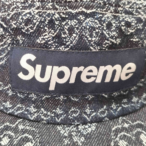 シュプリーム Supreme 25SS Bandana Jacquard Denim Camp Cap メンズ ONE SIZE