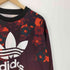 アディダス adidas CREW SWEATER FLORAL フローラル トレフォイル ロゴ プリント スウェット メンズ JPN:L
