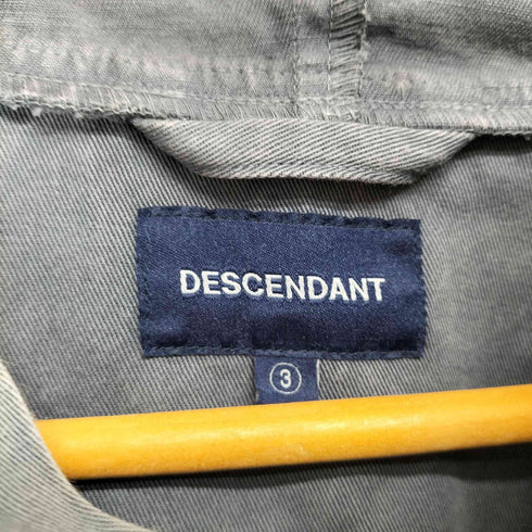 ディセンダント DESCENDANT OVERDYED HOODED PULLOVER SHIRT メンズ 3