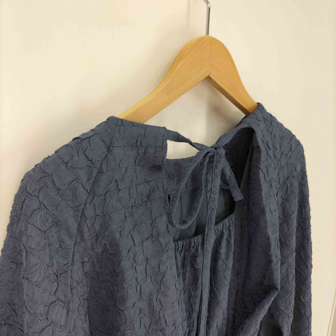 ユナイテッドアローズグリーンレーベルリラクシング UNITED ARROWS green label relaxing ジャカード サック バック オープン ワンピース レディース FREE