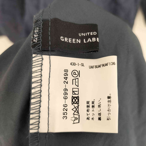 ユナイテッドアローズグリーンレーベルリラクシング UNITED ARROWS green label relaxing ジャカード サック バック オープン ワンピース レディース FREE