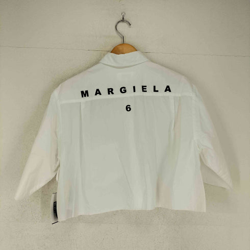エムエムシックスメゾンマルジェラ MM6 Maison Margiela 23ss カットオフショートシャツ レディース 14