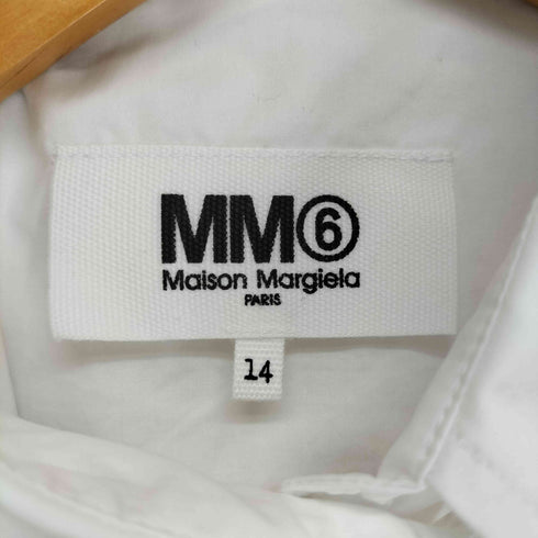 エムエムシックスメゾンマルジェラ MM6 Maison Margiela 23ss カットオフショートシャツ レディース 14