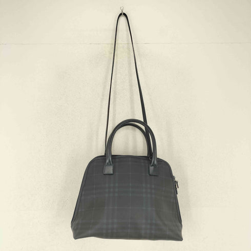 バーバリー BURBERRY スモーク チェック柄 2WAY レザートートバッグ レディース