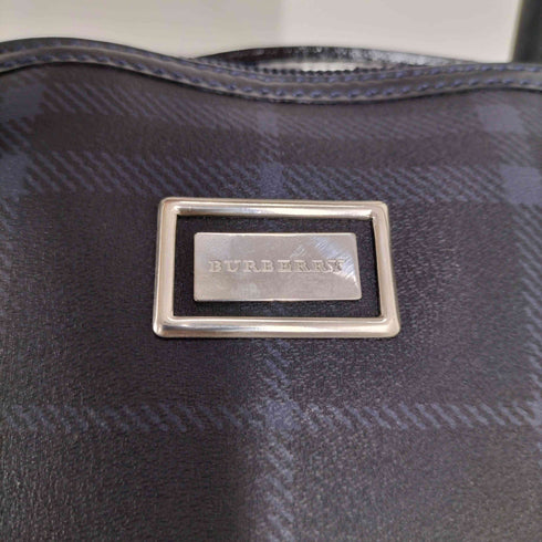 バーバリー BURBERRY スモーク チェック柄 2WAY レザートートバッグ レディース