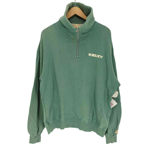 ケルティ KELTY LESS INSIDE MORE OUTSIDE バック プリント ハーフジップ スウェット レディース FREE