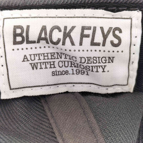 ブラックフライ BLACK FLYS ロゴ 6パネルキャップ メンズ