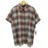 ポロラルフローレン POLO RALPH LAUREN SLEEP WEAR チェック 半袖 パジャマシャツ メンズ L/XL