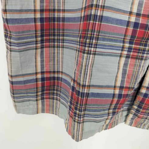ポロラルフローレン POLO RALPH LAUREN SLEEP WEAR チェック 半袖 パジャマシャツ メンズ L/XL