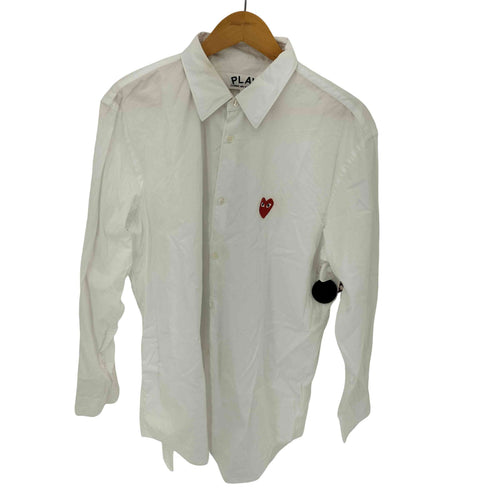 プレイコムデギャルソン PLAY COMME des GARCONS Unisex Shirt ハートシャツ メンズ JPN:XL