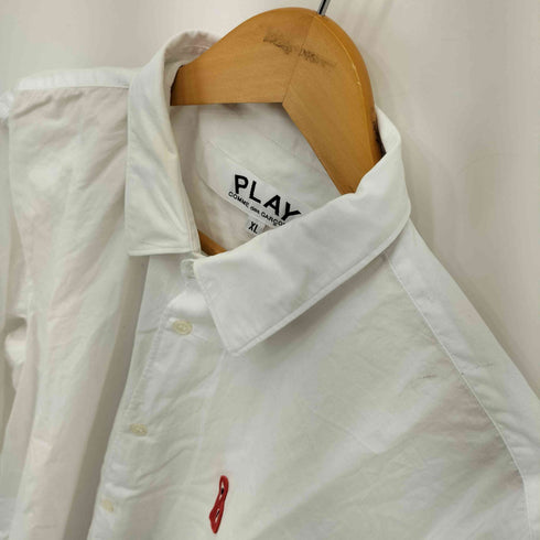 プレイコムデギャルソン PLAY COMME des GARCONS Unisex Shirt ハートシャツ メンズ JPN:XL