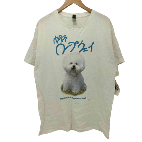 中野ロープウェイ看板犬Tシャツ メンズ import:L